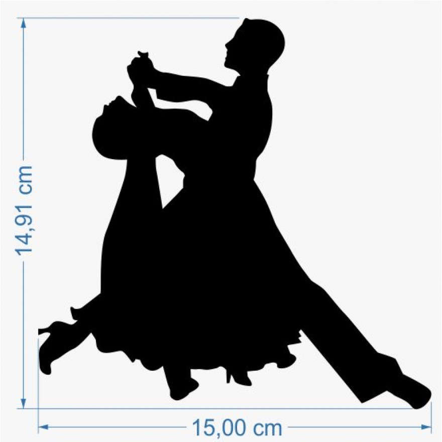 880x880 Dancing Couple, Viennese Waltz