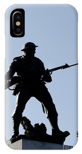 320x600 Statue Silhouette World War Memorial Victoria Bc Photograph By