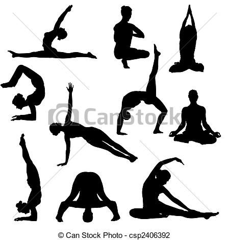 449x470 Yoga Poses Drawing
