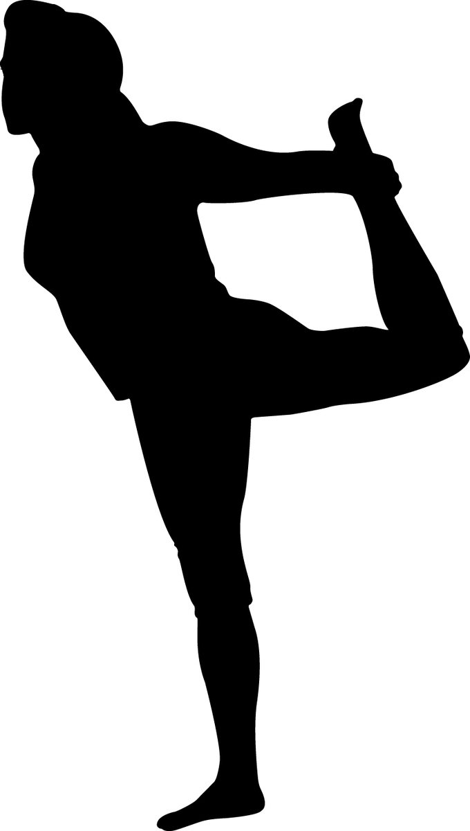 680x1200 Free Yoga Silhouette Series 1 Stock Photo