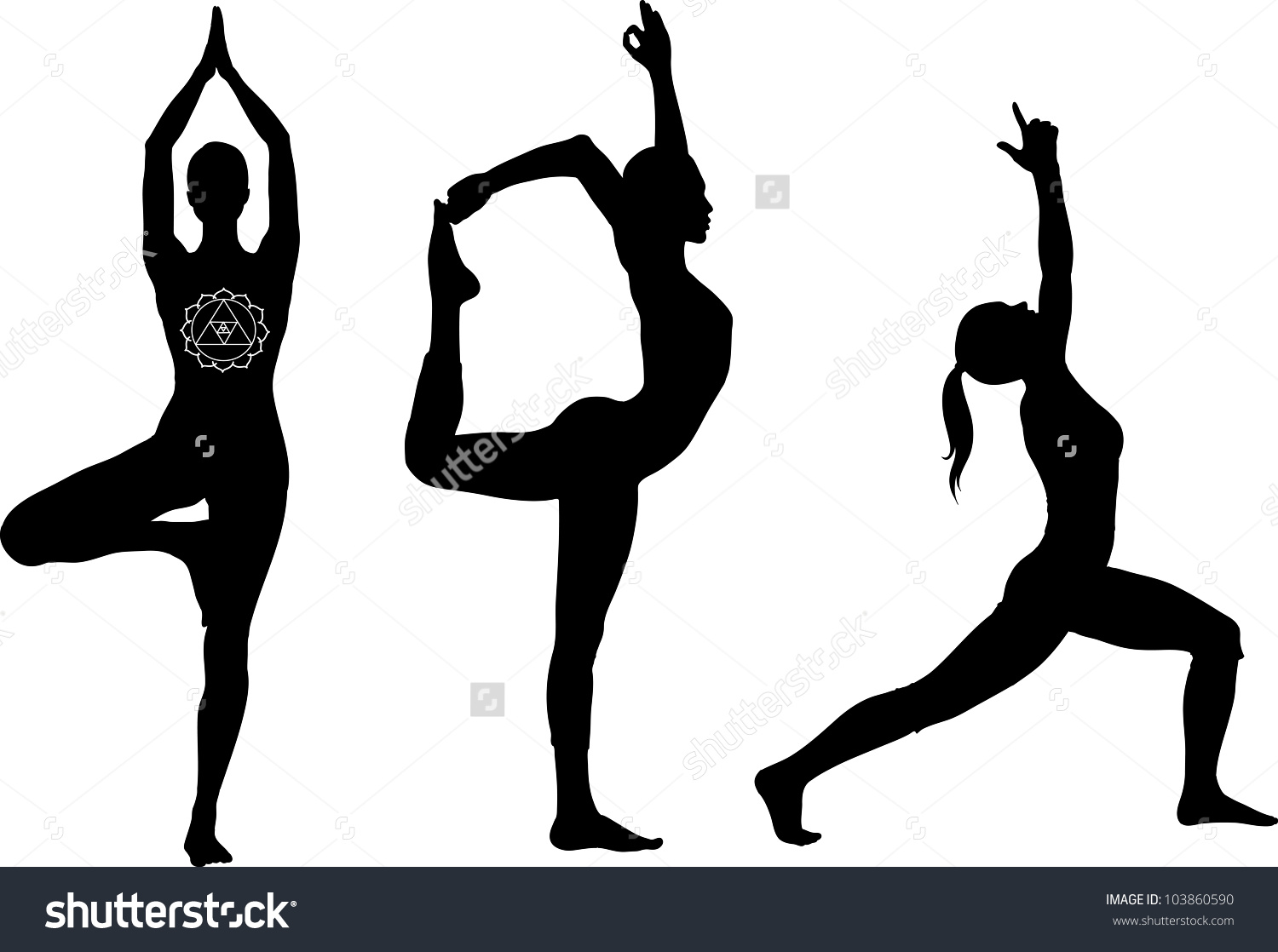 1500x1118 Warrior Pose Clipart