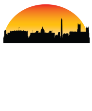190x228 Sunset Skyline Silhouette Of Washington Dc By Awesome Shirts