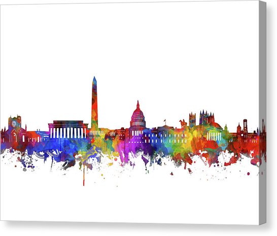 546x466 Washington Dc Skyline Canvas Prints