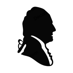 310x310 United States George Washington Silhouette Portrait Symbols