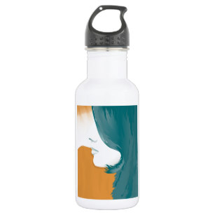 307x307 Woman Silhouette Water Bottles Zazzle