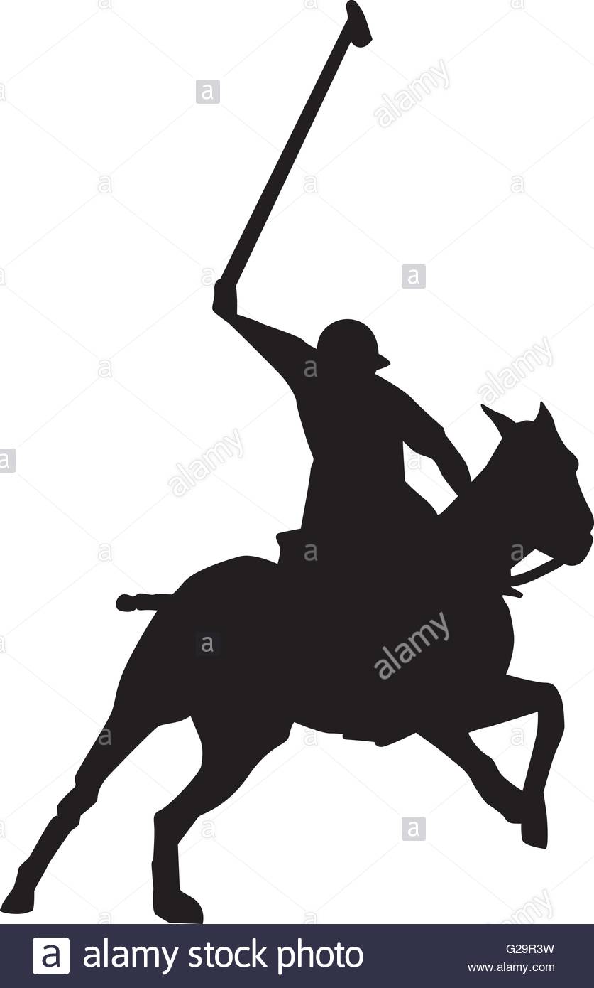 837x1390 Polo Player Silhouette Stock Vector Art Amp Illustration, Vector