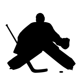 270x270 Hockey Goalie Silhouette Stencil Free Stencil Gallery