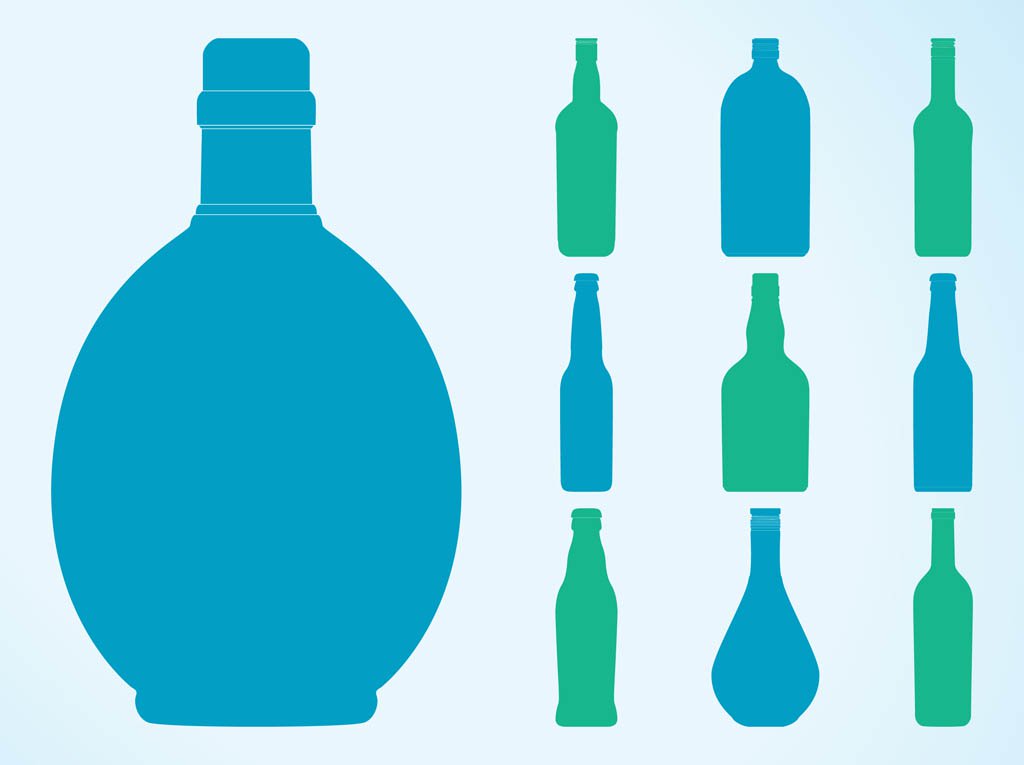 1024x765 Bottle Silhouettes Vector Art Amp Graphics