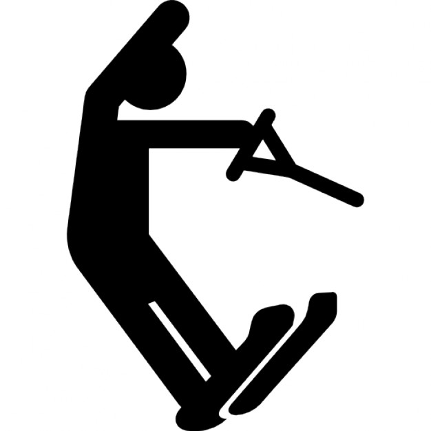 626x626 Water Ski Silhouette Icons Free Download