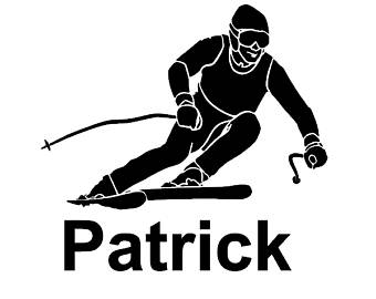 340x270 Water Ski Decal Etsy