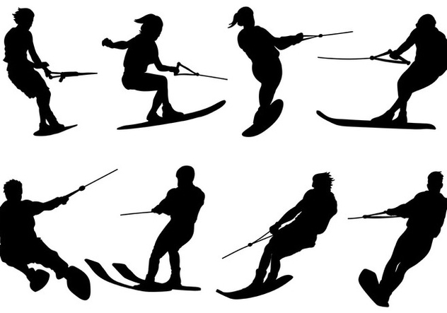 632x443 Free Water Skiing Icons Vector Free Vector Download 402035 Cannypic
