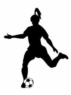 236x315 Soccer Player Silhouette (M) 24 Oz Stainless Steel Water Bottle