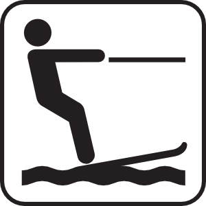 300x300 Water Skiing White Clip Art Ski And Home Clip Art
