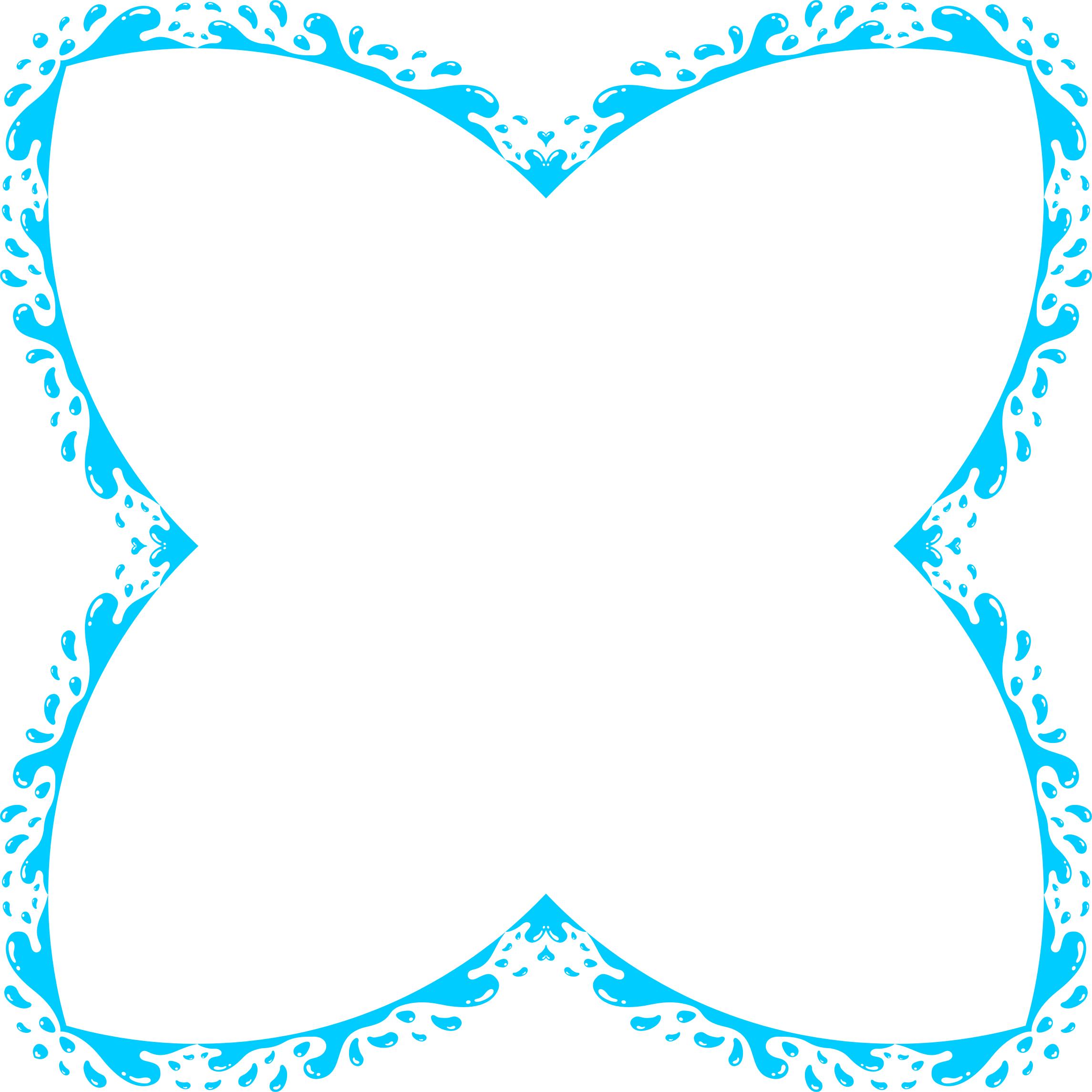 2290x2290 Water Splash Circle Frame Icons Png