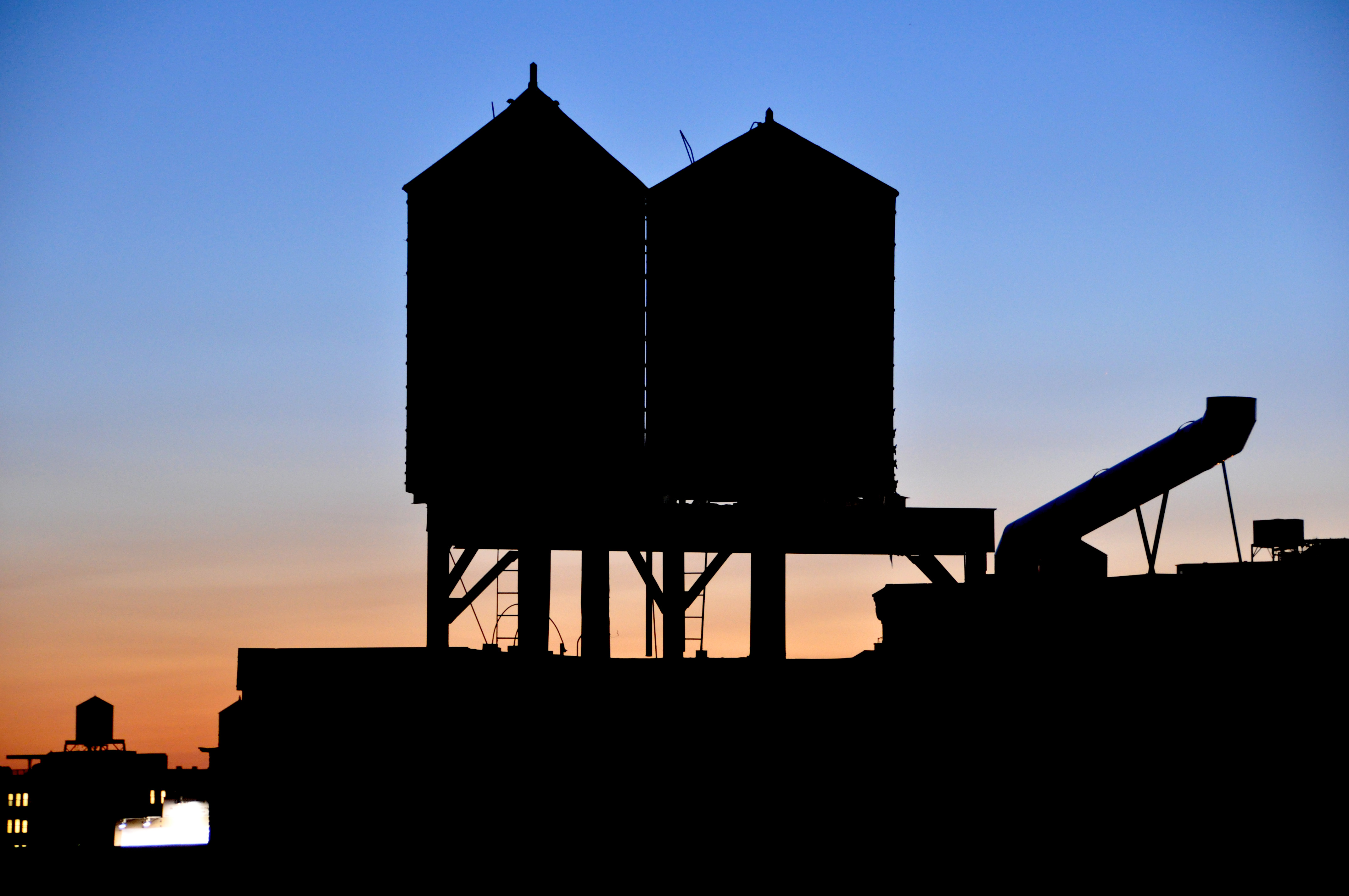 4288x2848 Water Tower Sunset Things I See