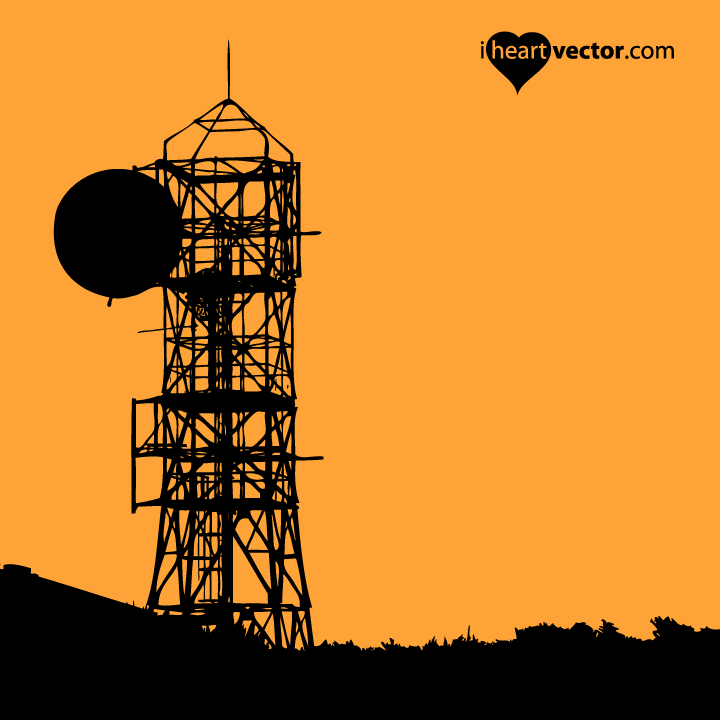 720x720 Water Tower Vector