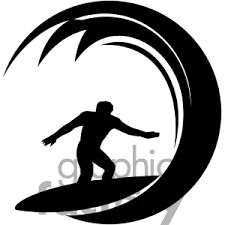 225x225 Vinyl Decal Wall Sticker Extreme Water Sports Surfing Ocean Beach