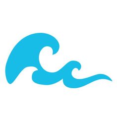 236x236 Ocean Wave Pattern. Use The Printable Outline For Crafts, Creating