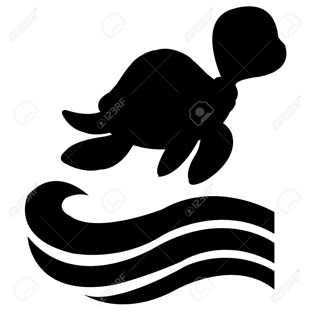 1300x1300 Turtle Silhouettes