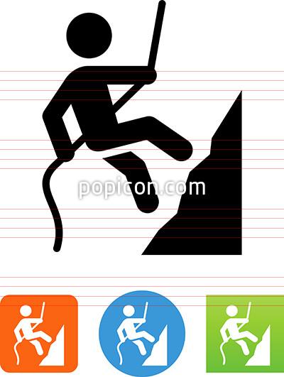 400x531 Rock Climber Icon