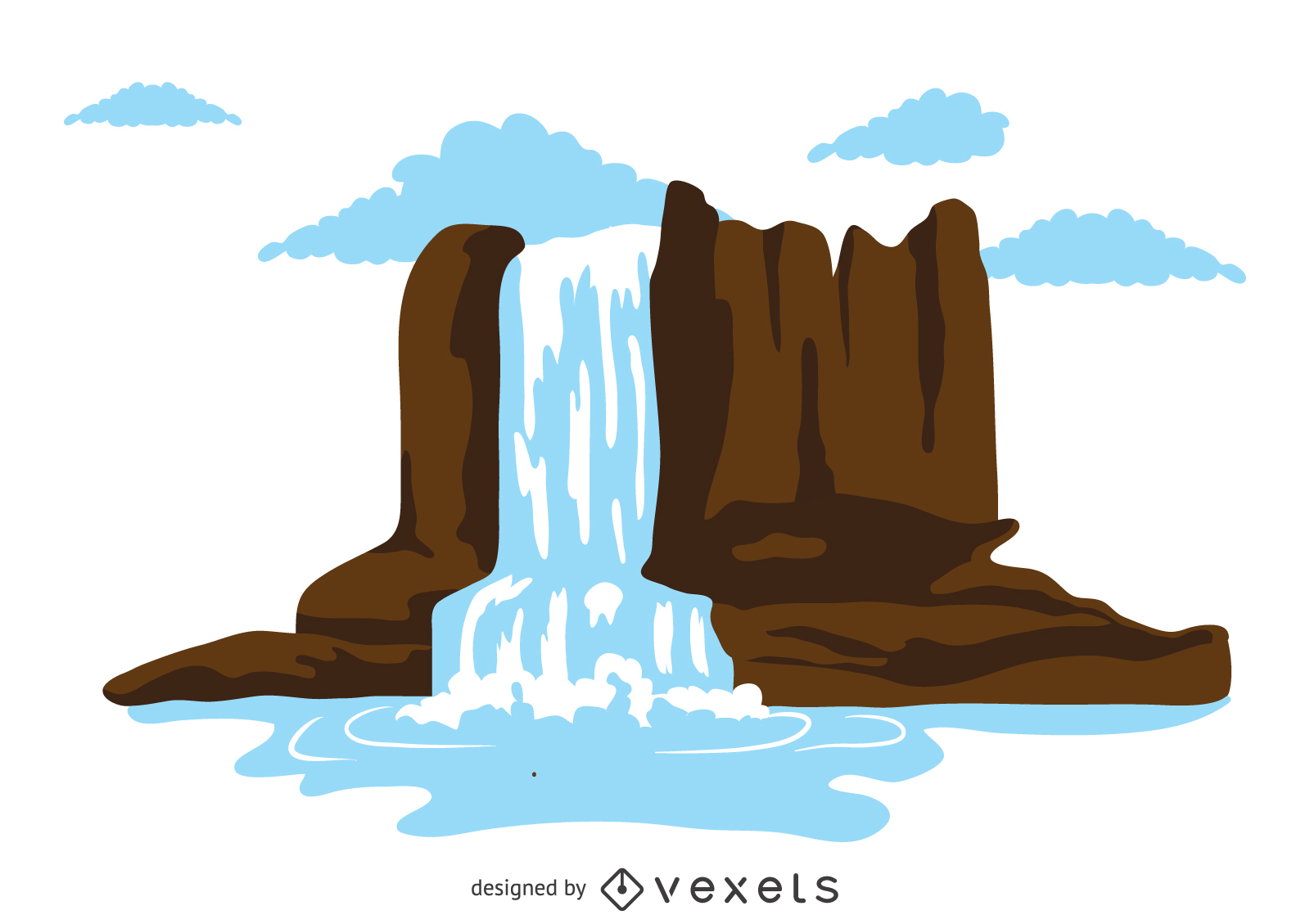 1600x1129 Waterfall Vector Amp Graphics To Download