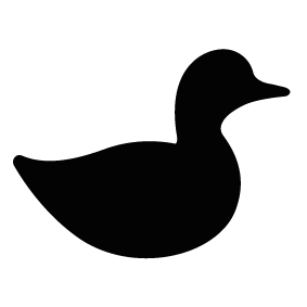 283x283 Duck Silhouette Silhouette Of Duck