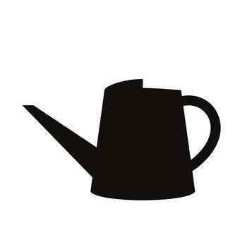 340x340 Free Silhouette Vector Watering Can, Icon