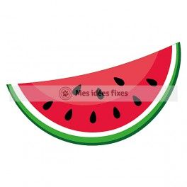 264x264 Watermelon Silhouette Cut File Food