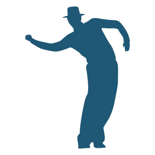 512x512 Hip Hop Dancer Man Wave Silhouette