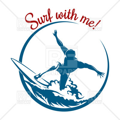 400x400 Silhouette Of Surfer On Wave