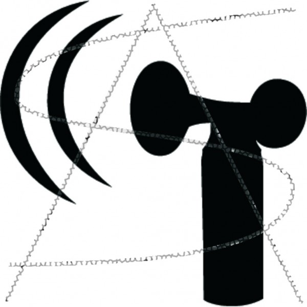 600x600 Silhouette Of An Air Horn With Sound Waves Sport Leisure