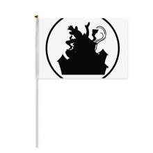 220x220 Japanese Katakana Character He Hand Waving Flag 8x5 Inch Polyester