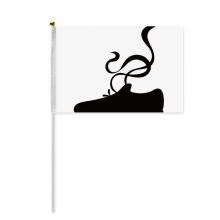 220x220 Mexico National Flag Cactus Sketch Hand Waving Flag 8x5 Inch