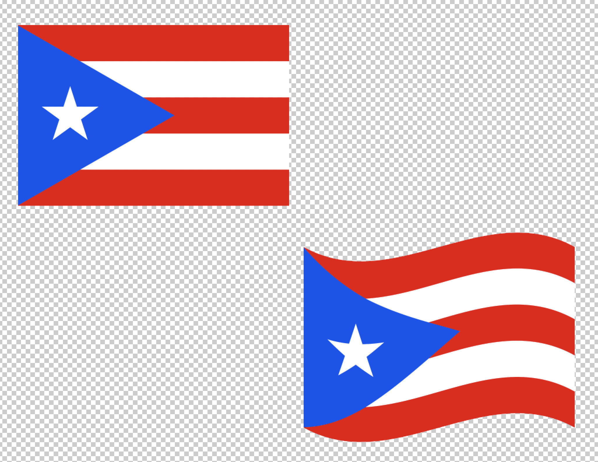 2052x1586 Puerto Rico Flag Svg Vector Clip Art