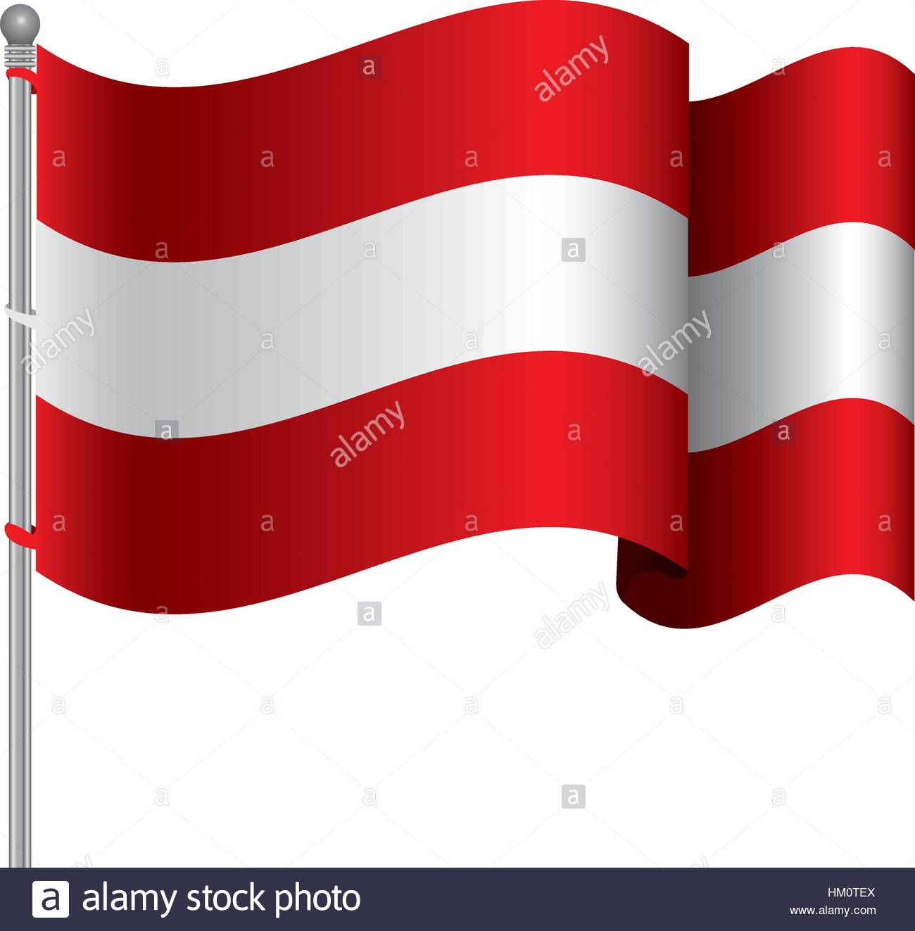1300x1323 Silhouette Color With Waving Flag Of Austria And Shadow Vector