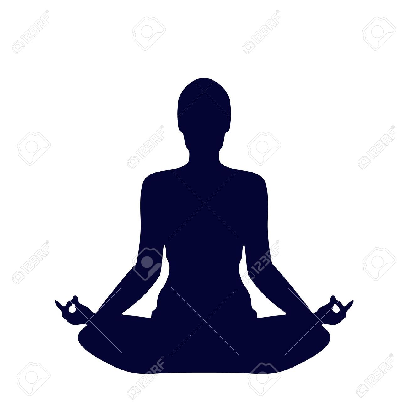 1300x1300 Meditation Clipart Silhouette 3705138