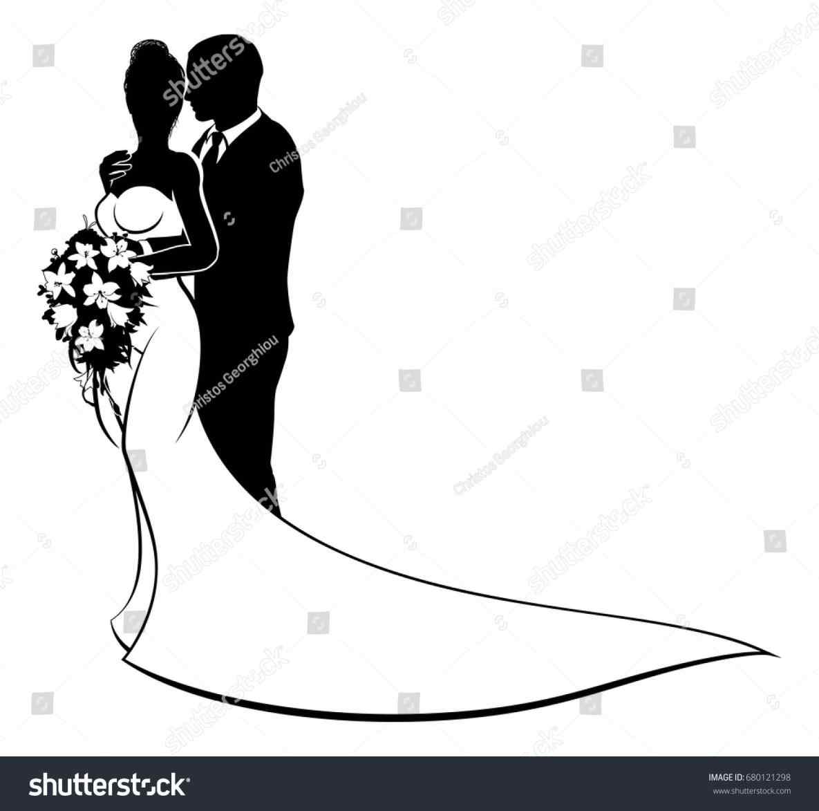 1185x1173 Web Kissing Bride And Groom Silhouette Clipart Black And White