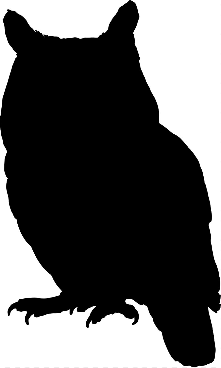 900x1500 Owl Silhouette Clip Art