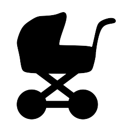 263x262 Silhouette Website Free Graphics Baby Carriage