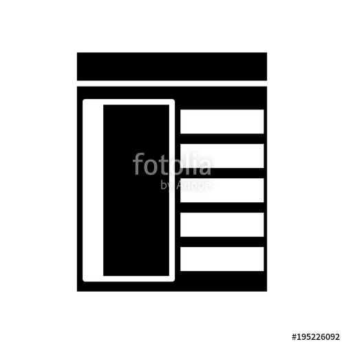 500x500 Silhouette Website Corporate Business Document Information Stock