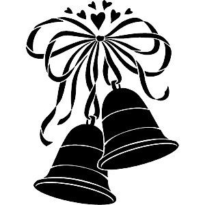 Wedding Bells Silhouette at GetDrawings | Free download