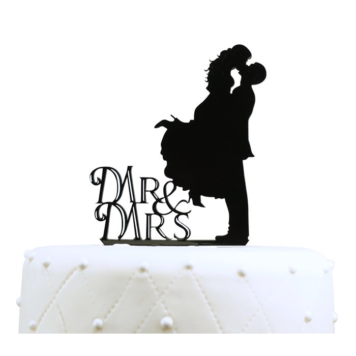 700x700 Unik Occasions Mr. Amp Mrs. Kissing Couple Silhouette Acrylic