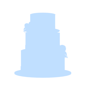 300x300 Wedding Cake Silhouette Clip Art