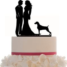236x236 Wedding Cake Topper Silhouette Groom And By Bridesmaidgifthanger