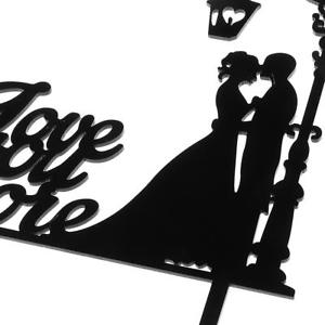300x300 Sweet Wedding Engagement Mr Mrs Bride Groom Acrylic Silhouette