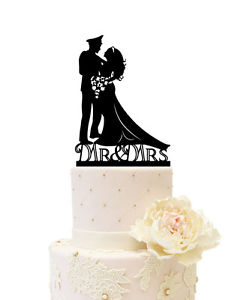 250x300 Wedding Cake Topper Silhouette