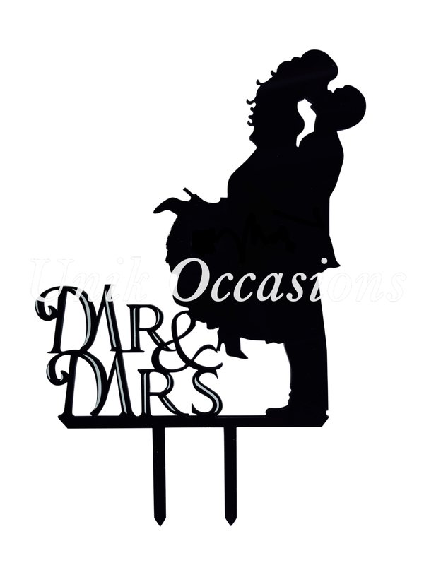 600x800 Unik Occasions Mr. Amp Mrs. Kissing Couple Silhouette Acrylic
