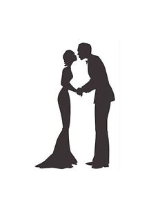 232x300 Wedding Couple Silhouette Handmade Cross Stitch Pattern Ebay