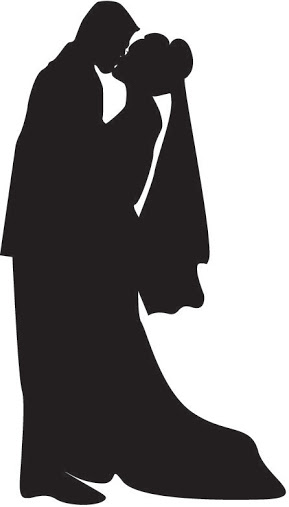 289x507 Silhouette Wedding
