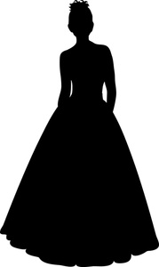 179x300 Wedding Dress Silhouette Clip Art